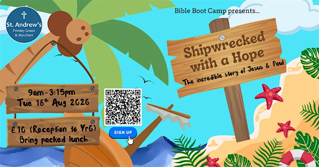 Shipwrecked with a Hope Summer Holiday Club at St Andrew's Church Frimley Green & Mytchett