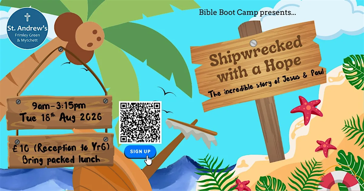 Shipwrecked with a Hope Summer Holiday Club at St Andrew's Church Frimley Green & Mytchett