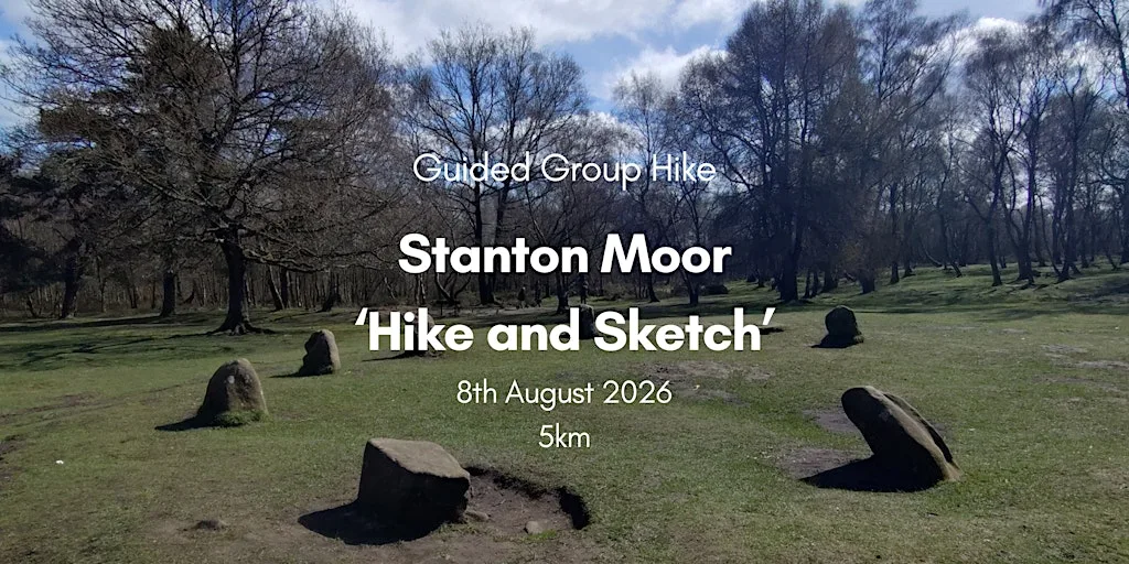 Stanton Moor - 'hike and sketch' | Peak District | Guided Hike at Birchover Stone Ltd