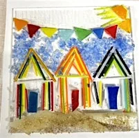 Beach Hut Sun Catcher for 8-12yrs at Flowerfield Arts Centre