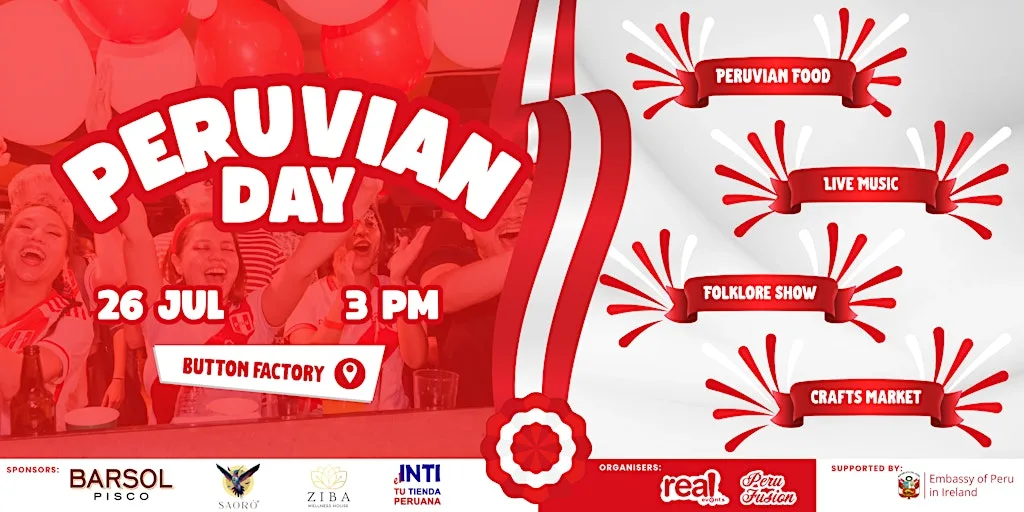 Peruvian Day 2026 | Button Factory | Dublin at The Button Factory