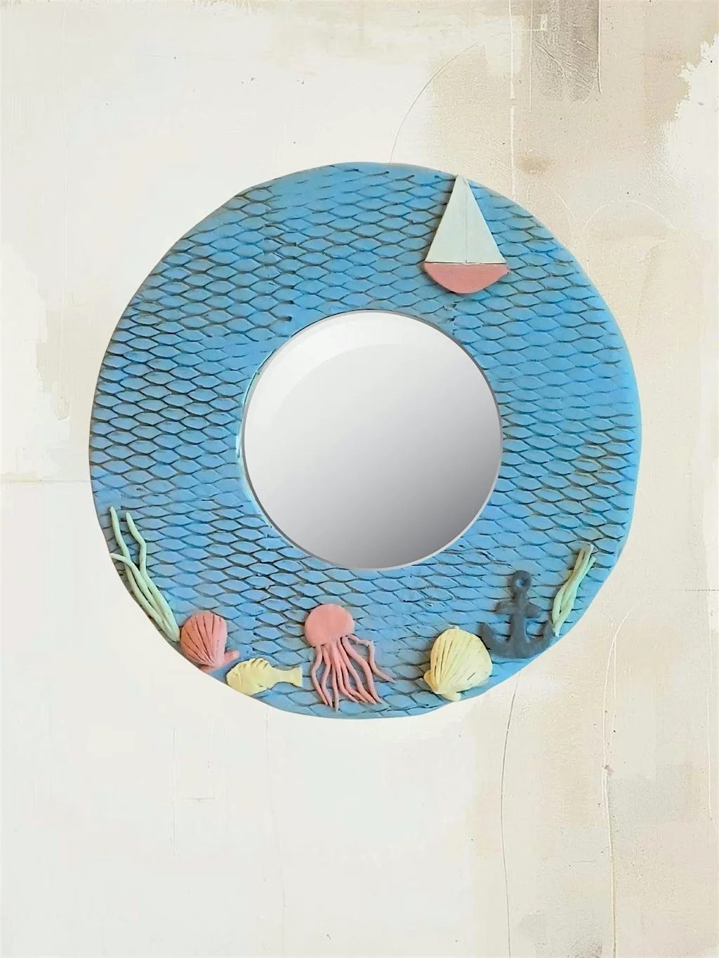 August Craft Month | Seaside Ceramic Mirror Frame for 18+yrs at Flowerfield Arts Centre