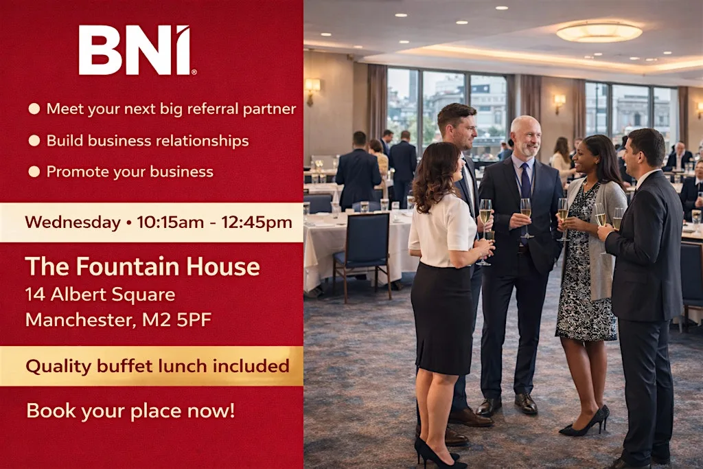BNI business referral networking - city centre at Fountain House