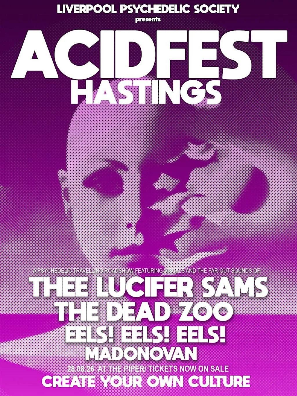 ACIDFEST HASTINGS feat. Thee Lucifer Sams, The Dead Zoo & more at The Piper