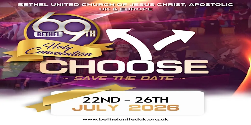 Bethel 69th Holy Convocation - OVERSEAS DELEGATES Registration 2026 at Bethel Convention Centre
