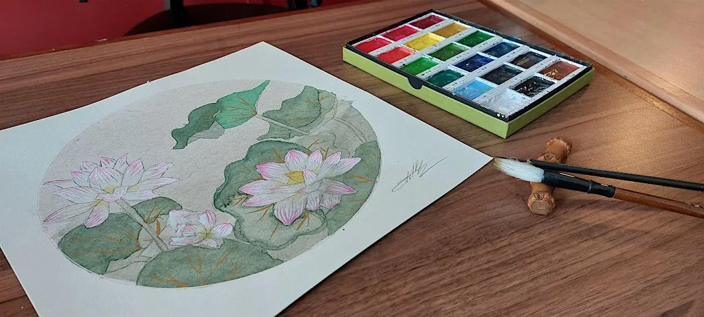 Japanese Painting Workshop - Birmingham at Alfred Works