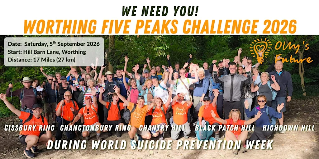 Worthing Five Peaks Challenge 2026 (17 miles) at Hill Barn Recreation Ground car park