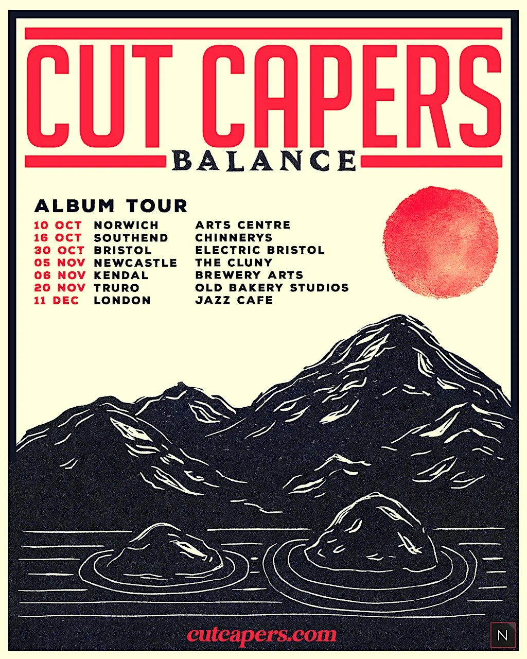 Cut Capers "Balance" Tour Comes To Old Bakery Studios at Old Bakery Studios