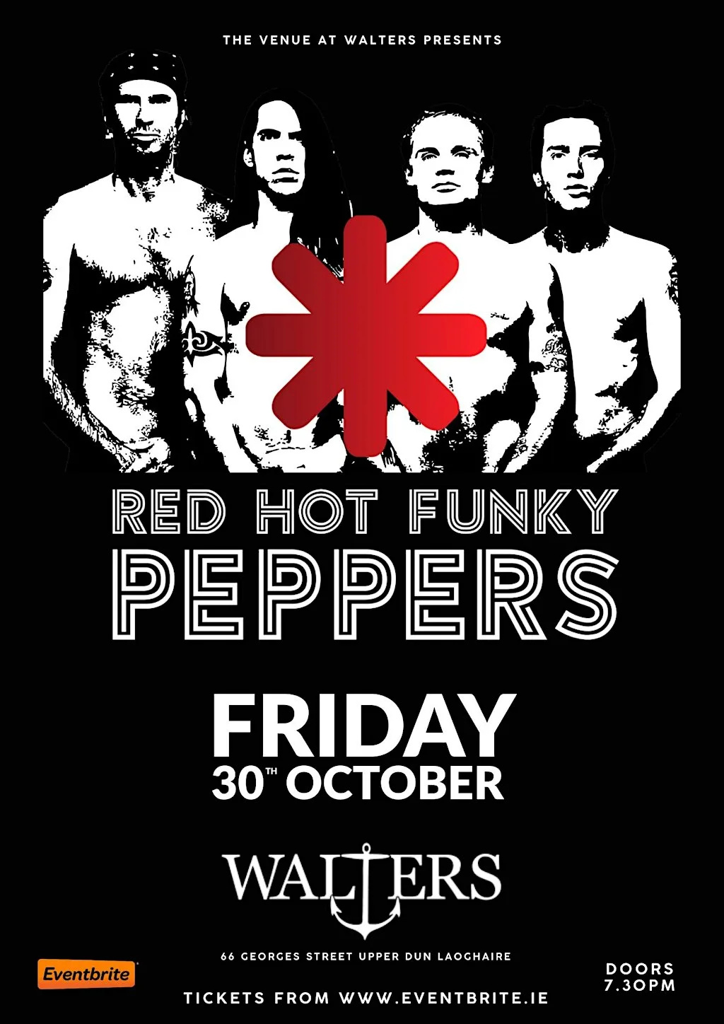 Red Hot Funky Peppers (RHCP Tribute) - Live at Walters Venue Dún Laoghaire at Walters