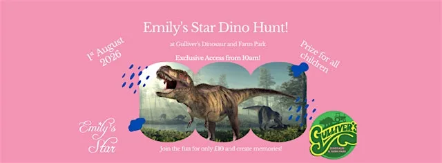 Emily's Star Dino Hunt at Gullivers Dinosaur & Farm Park