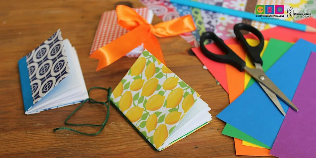 Make your own Miniature Book: Craft Workshop for Adults at Alcester Library