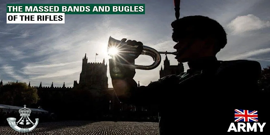 Massed Bands and Bugles of The Rifles in Concert at Exeter Corn Exchange