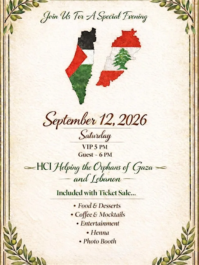 A Night of Hope: Helping the Orphans of Palestine and Lebanon