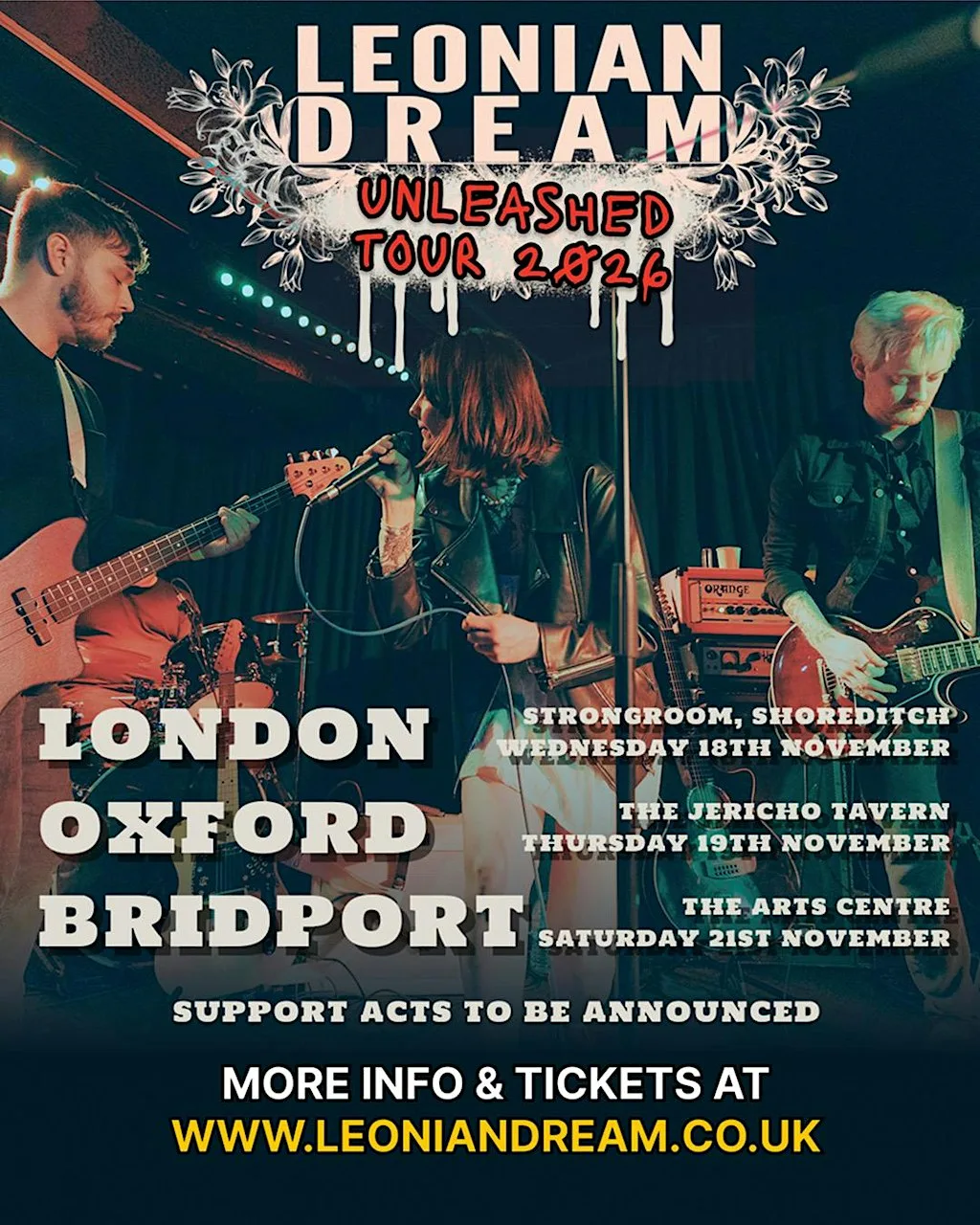 LEONIAN DREAM + Roadshow live @ The Jericho OXFORD at The Jericho
