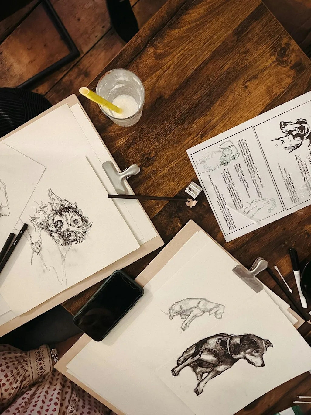 Dog Life Drawing at The Olive Branch