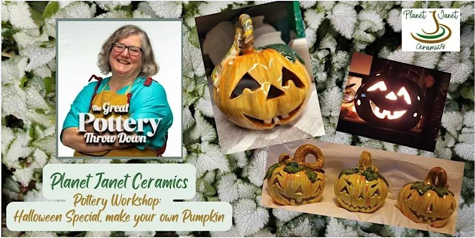 Pottery Workshop: Make your own Halloween Pumpkin at Saron Community Hall