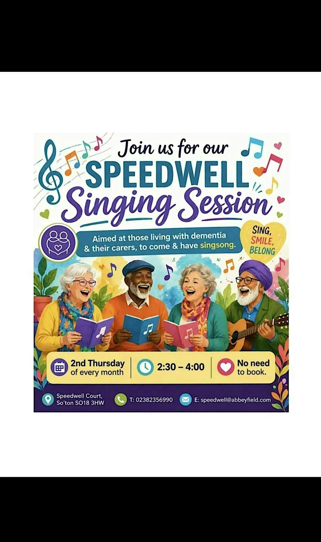 Singing with Speedwell