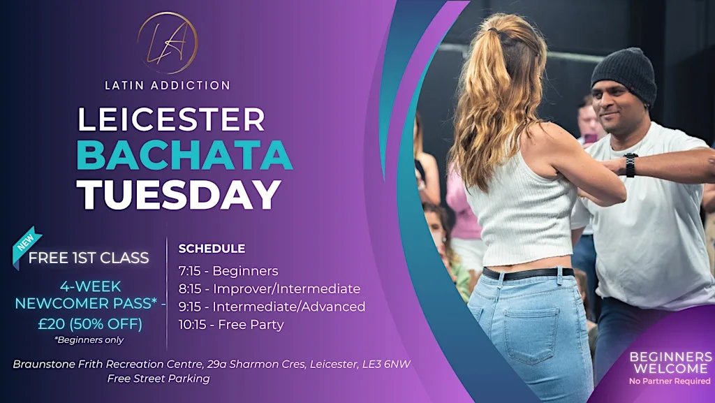 Leicester Bachata Tuesdays - Classes + FREE Social Party
