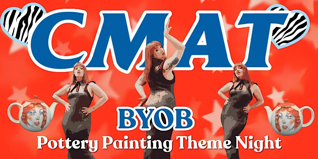 CMAT Themed Pottery Painting Night at 32 Botanic Ave