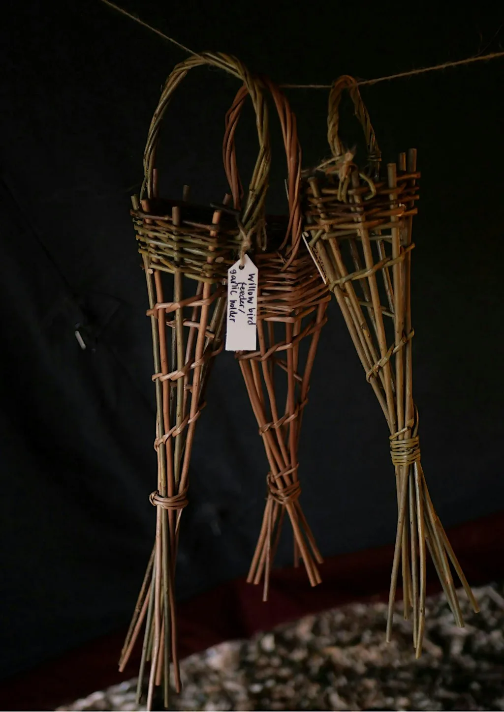 CRAFT OPEN DAY at St. Oswald's - Pianodrome - Willow Bird Feeders weaving at 41 Montpelier Park