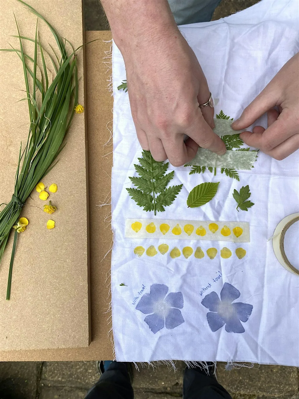 Flower Pounding Workshop (Tataki-zomé)
