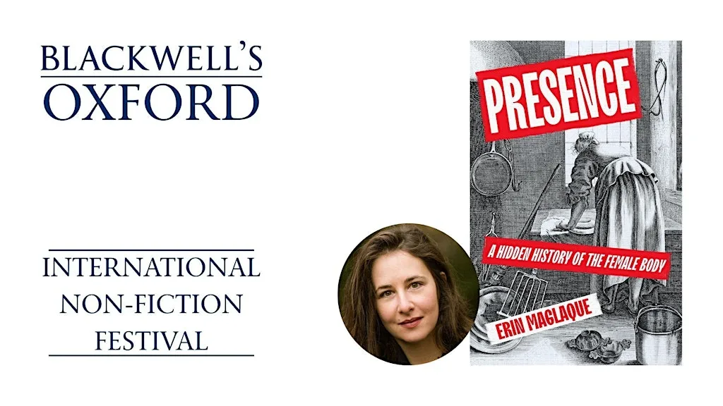 Erin Maglaque PRESENCE with Alison Light at Blackwell's Bookshop