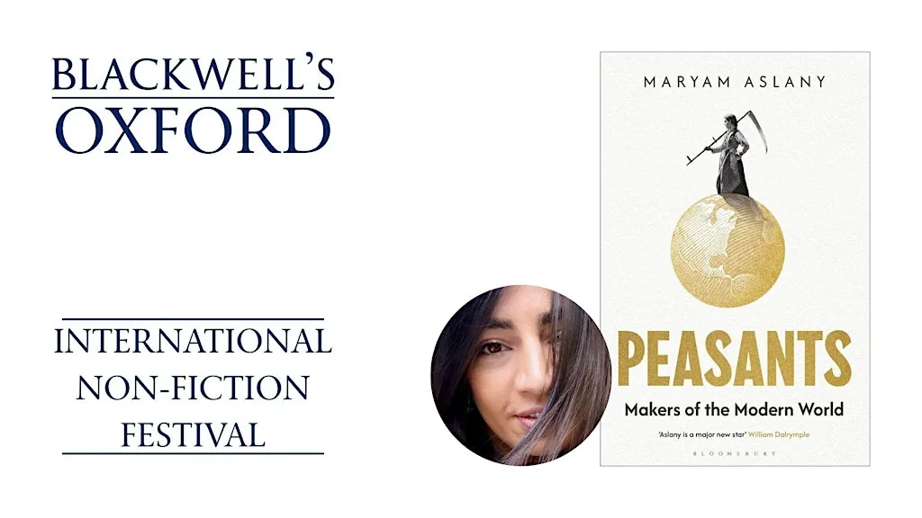 Maryam Aslany PEASANTS at Blackwell's Bookshop