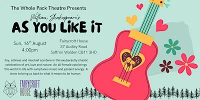 As You Like It at Fairycroft House