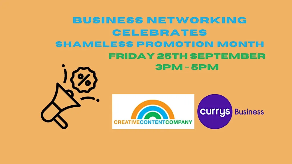 Business Networking Celebrates Shameless Promotion Month