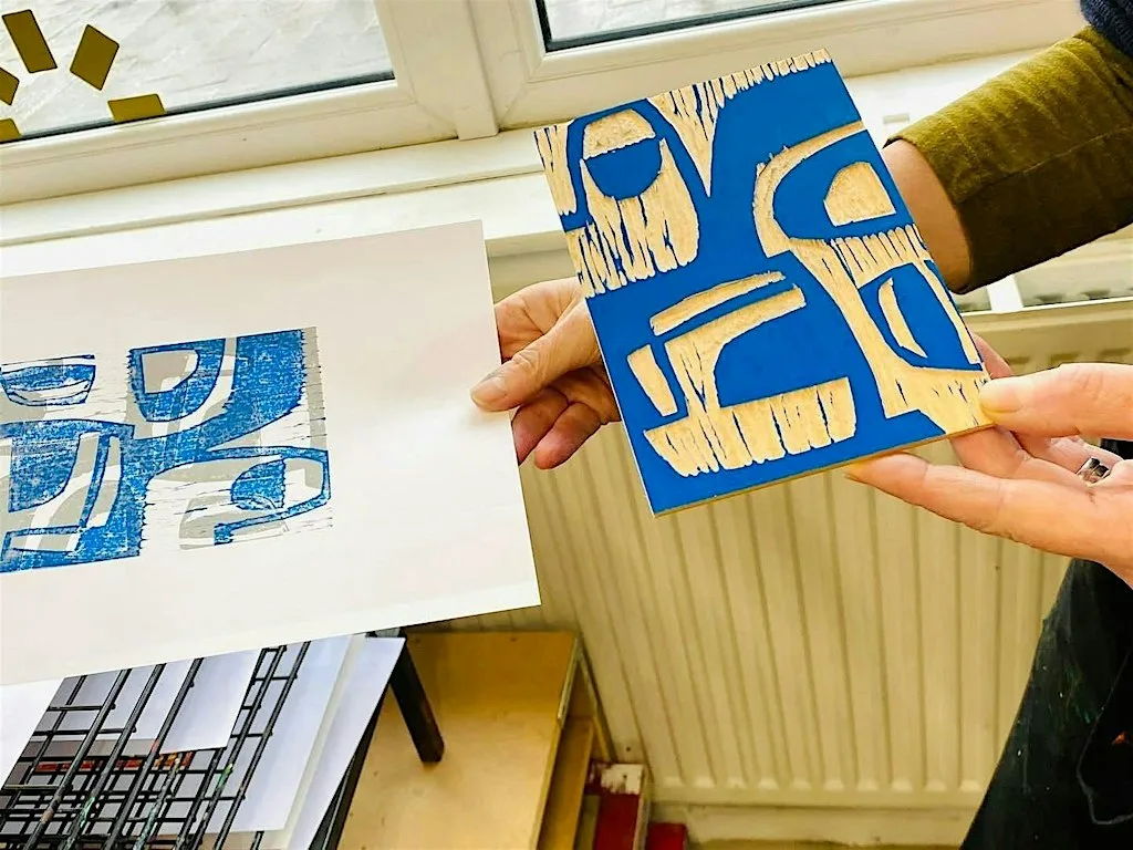 Woodcut Printmaking at Carousel Print Studio, Exchange Place Studios
