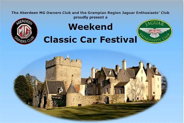Classic Car Festival weekend at Drum Castle at Drum Castle - Garden & Estate