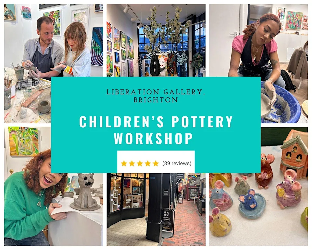 Children's Pottery Workshop at Liberation Art Gallery