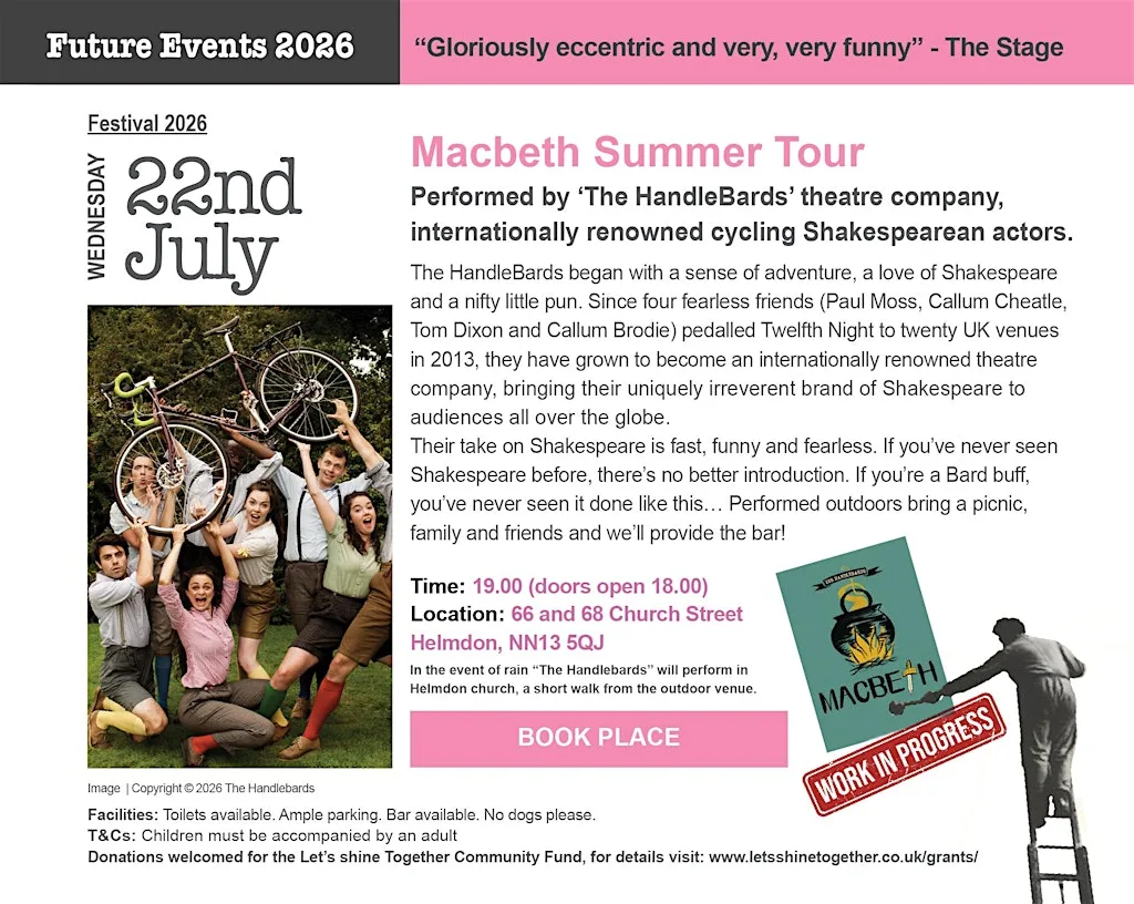 Macbeth Summer Tour by The Handlebards at 66 and 68