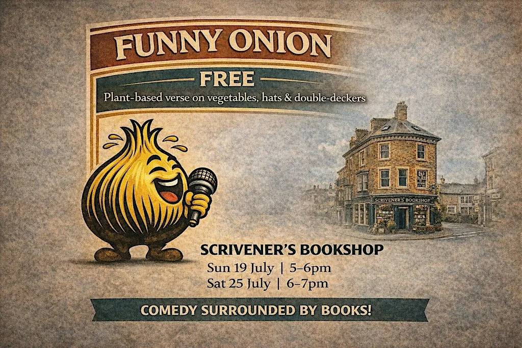 Funny Onion - A Stand-Up Performance Poetry Show at Scrivener's Books and Bookbinding