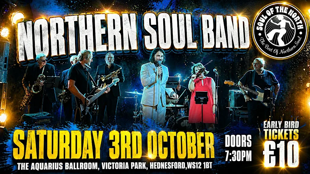 Northern Soul Band - Soul of the North at The Aquarius Hednesford