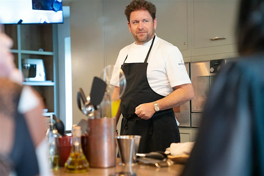 James Martin - The Kitchen Takeover at The Kitchen Restaurant at Chewton Glen