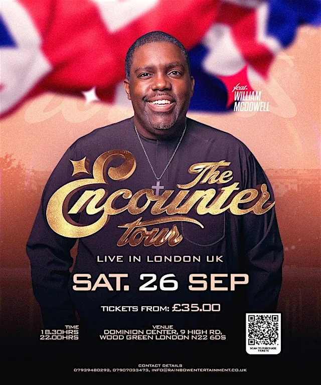 The Encounter Tour Live in London feat Pastor William McDowell at Dominion Centre - Gaumont Palace