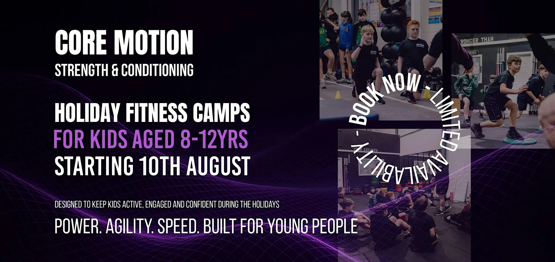 Core Motion Summer Camp at Bridgend Municipal Bowls Club,