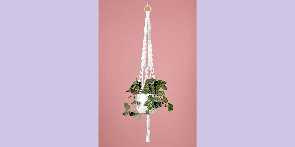 Macramé Plant Hanger Workshop with Hannah Sibai of Dear Prudence Macramé