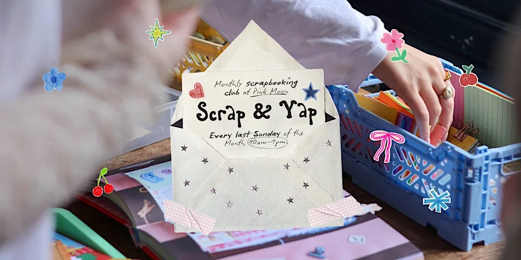 Scrap & Yap | Scrapbooking Club in Brighton at Pink Moon