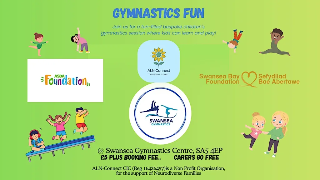 Summer Gymnastics Fun with ALN-Connect & Swansea Gymnastics Centre