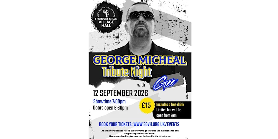 George Michael Tribute Night at Emersons Green Village Hall