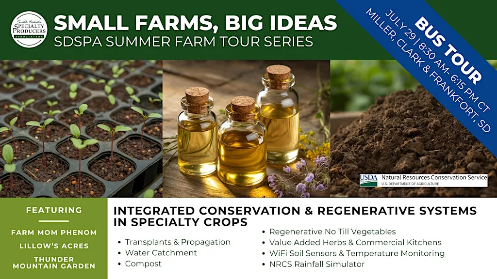 Small Farm, Big Ideas Tour 3: Conservation & Regenerative - Specialty Crops