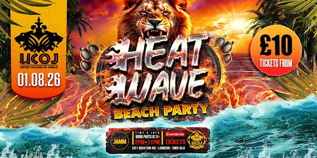 UCOJ: Heatwave All Dayer & Beach party at Brixton Jamm