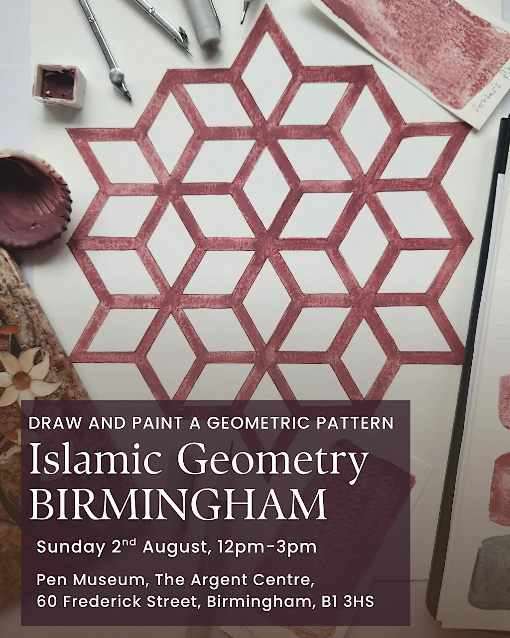 BIRMINGHAM - Geometry for Beginners - 2nd August at Pen Museum