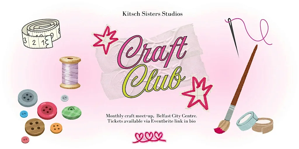Kitsch Sisters Craft Club at Kitsch Sisters Studio