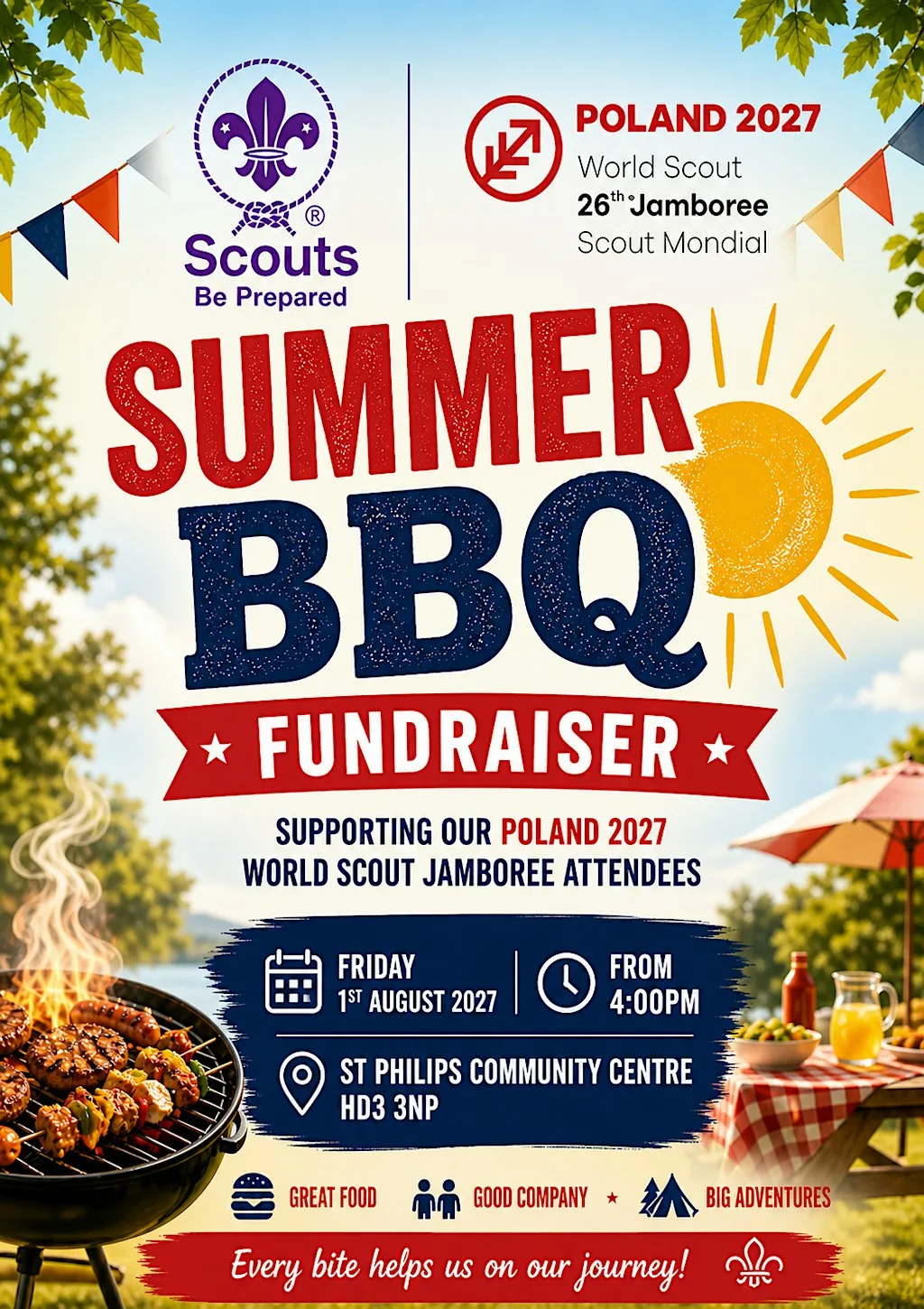 Summer BBQ Fundraiser at St. Phillips Community Centre
