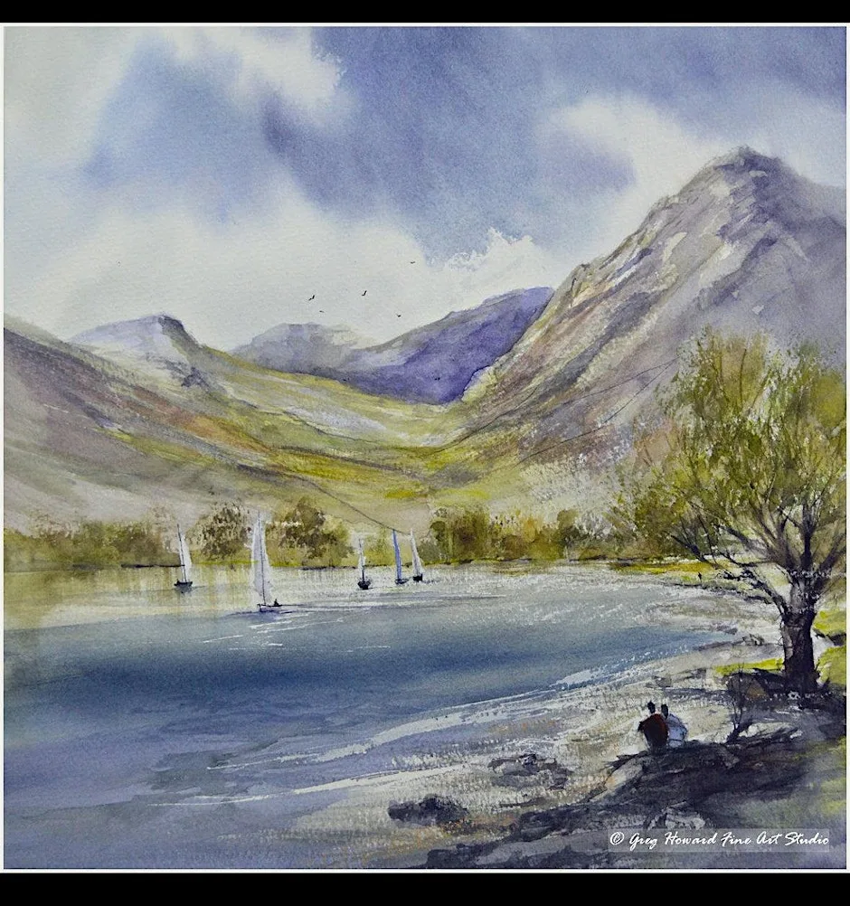 Beginners Watercolour workshop with Professional Artist from Lakedistrict at Garstang Arts Centre, Old Grammar School, Croston Rd Garstang