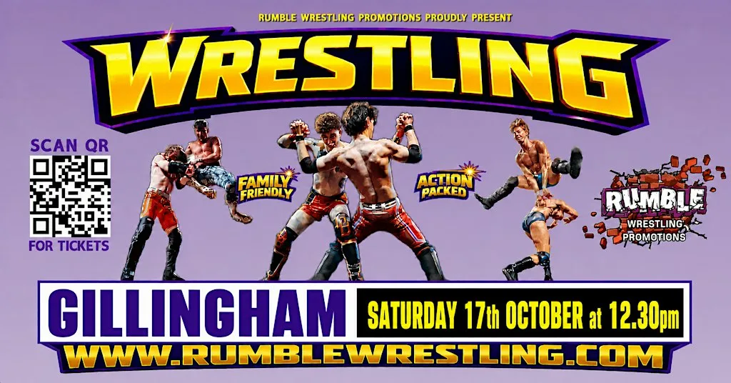 Rumble Wrestling comes to Medway - KIDS FOR A FIVER - LIMITED OFFER