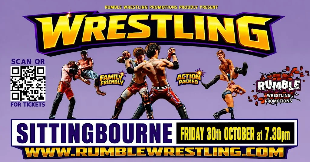 Rumble Wrestling comes to Sittingbourne - HALLOWEEN SPECTACULAR at Kemsley Village Hall